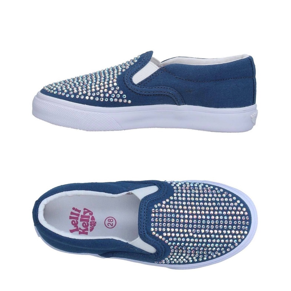 Lelli Kelly Girls Blue Denim Low Top Keds 1/31 NIB